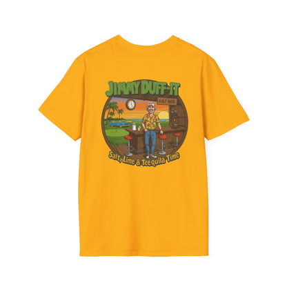 SALT, LIME, & TEEQUILA TIME T-Shirt - Starring JIMMY DUFF-IT - Golf Noir Signature Apparel