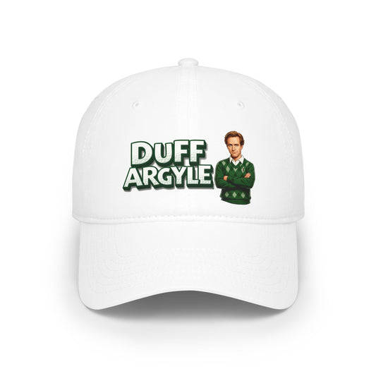 Duff Argyle Baseball Cap — Golf Noir Statement Headwear