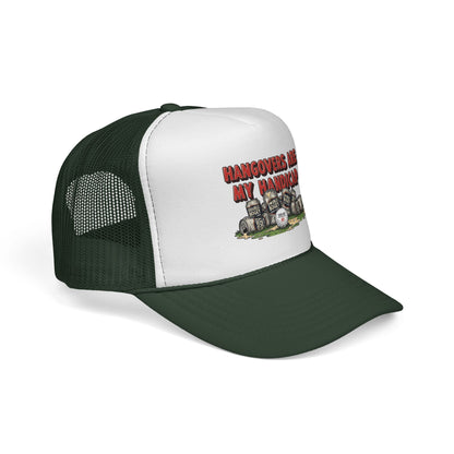 "Hangovers Are My Handicap" Trucker Cap — XXX-OUT Designs Headwear