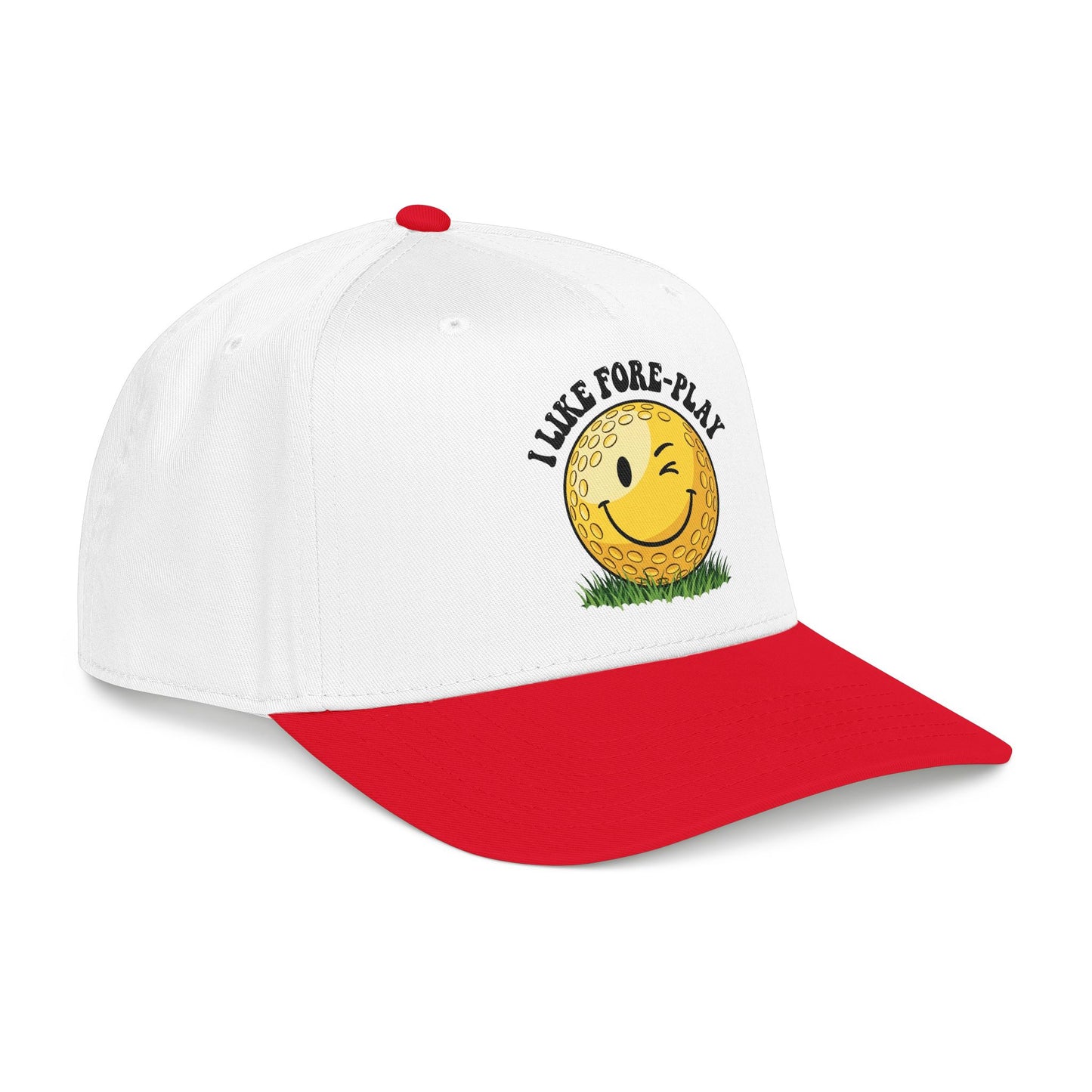 "I Like Fore-Play" Winking Golf Hat - It's a Golf Day Statement Headwear