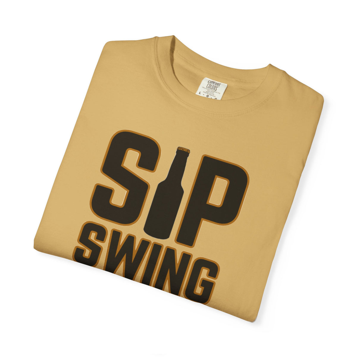 Sip Swing Swear Repeat T‑Shirt — Swing Lube Society Signature Apparel