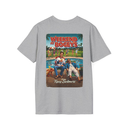 WEEKEND AT BOGEY'S T-Shirt - Starring TIPSY SWILMORE- Golf Noir Signature Apparel