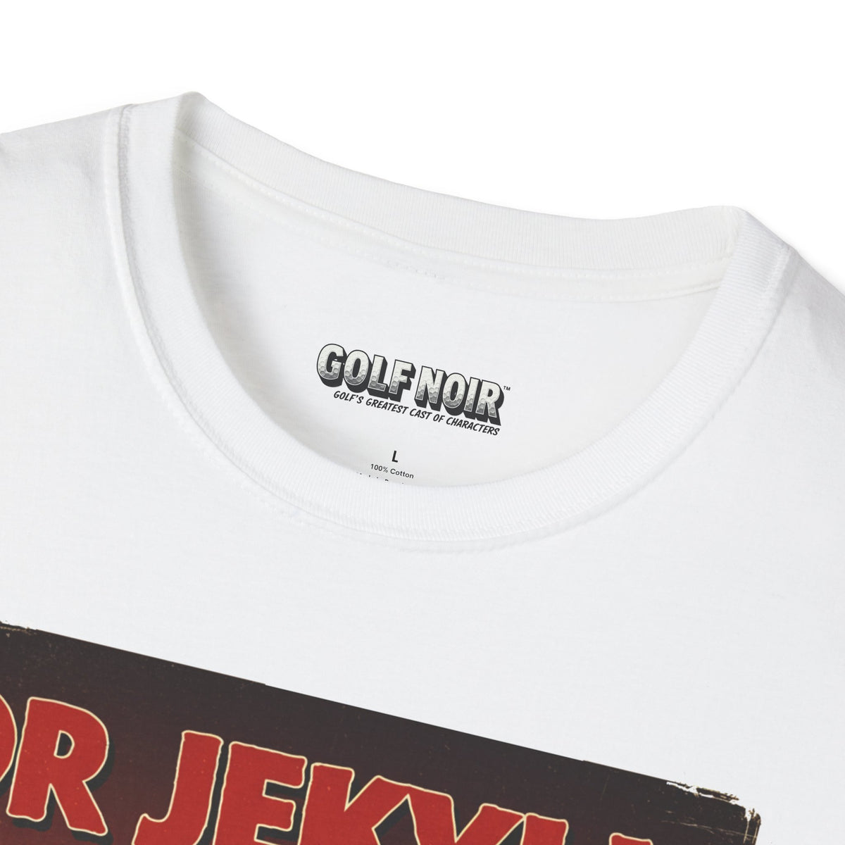 DR. JEKYLL & MR. SLICE T-Shirt - Starring VINCENT SLICE- Golf Noir Signature Apparel