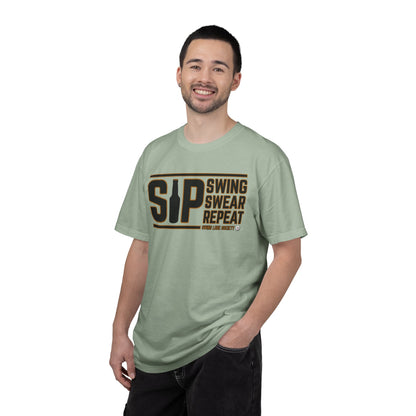 SIP Swing Swear Repeat T-Shirt - Swing Lube Society Signature Apparel