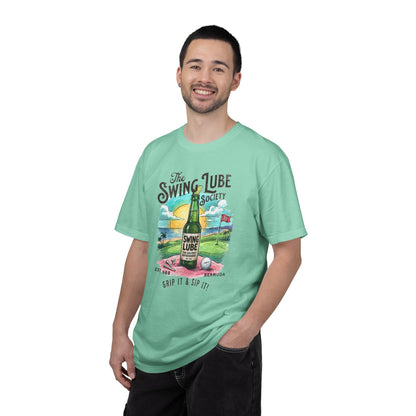 Grip It & Sip It T-Shirt 1 — Swing Lube Society Signature Apparel