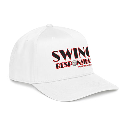 Swing Responsibly Baseball Cap — Swing Lube Society Headwear