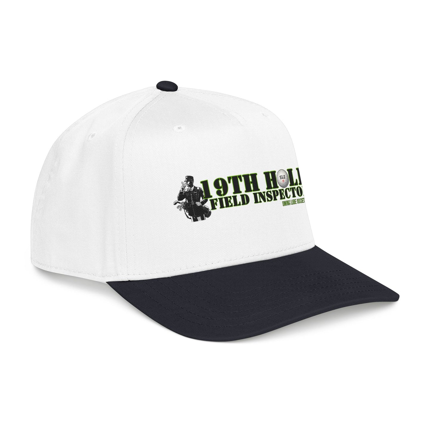 19th Hole Field Inspector Baseball Cap — Swing Lube Society Headwear