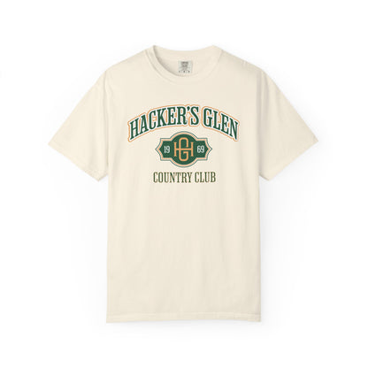 Hacker's Glen Country Club T-Shirt - Fictional Fairways Signature Apparel