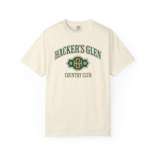 Hacker's Glen Country Club T-Shirt - Fictional Fairways Signature Apparel