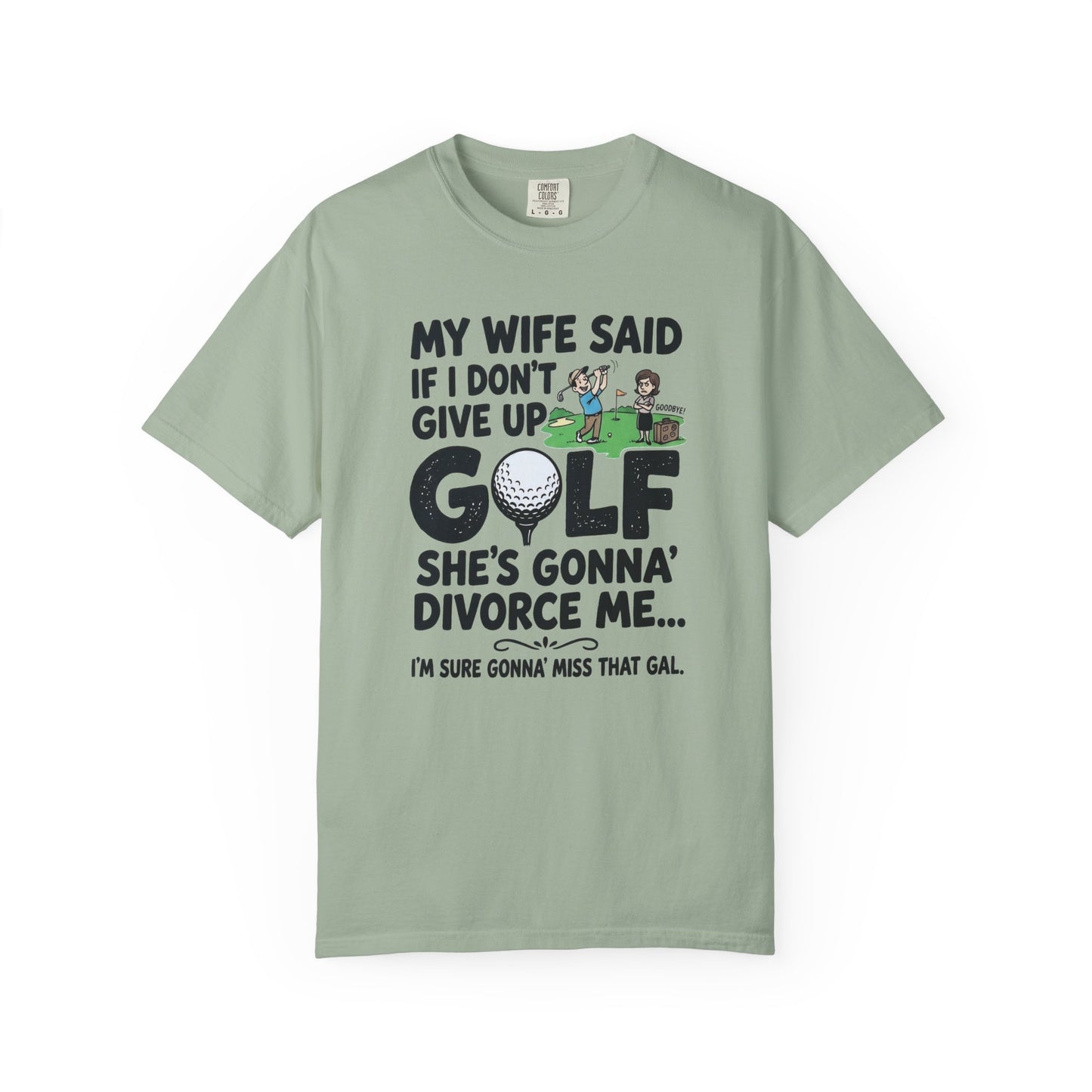Divorce Golf T-Shirt — The Shag Bag Apparel