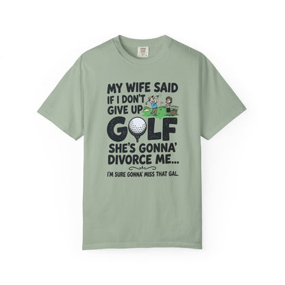 Divorce Golf T-Shirt — The Shag Bag Apparel