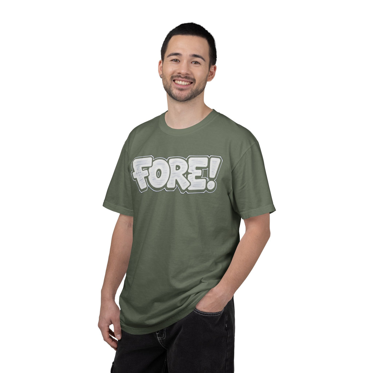 Fore! Golf Graphic T‑Shirt — Golffiti Signature Apparel