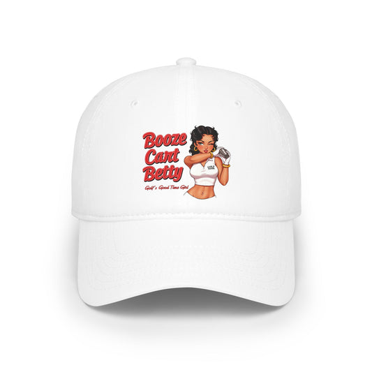 Booze Cart Betty Low Profile Baseball Cap — Golf Noir Statement Headwear