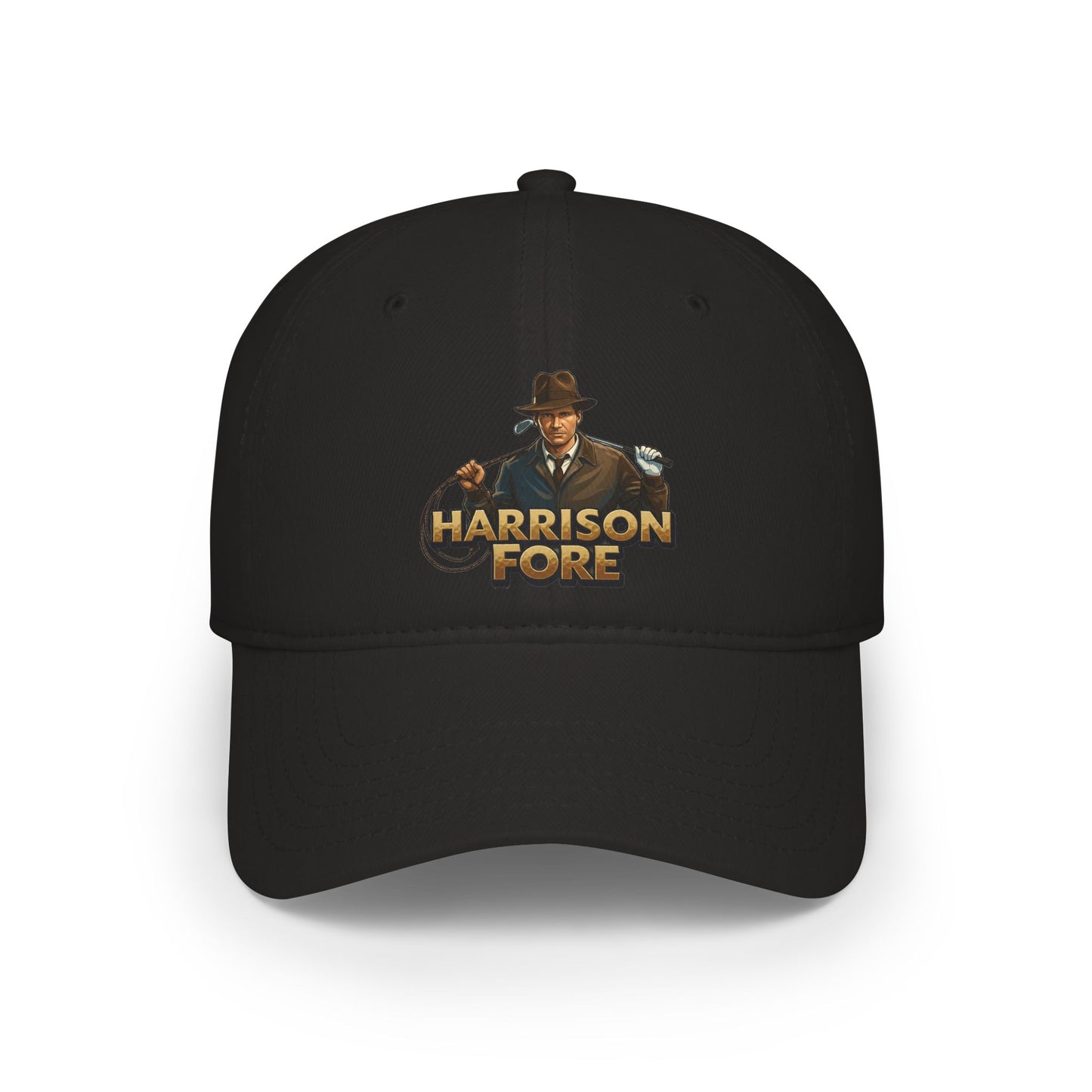 Harrison Fore Baseball Cap - Golf Noir Statement Headwear