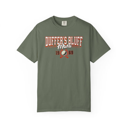 Duffer's Bluff Muni T-Shirt — Fictional Fairways Signature Apparel