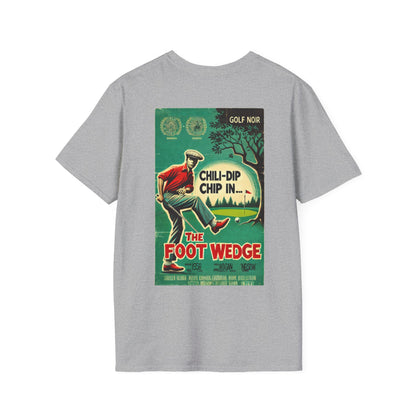 THE FOOT WEDGE T-Shirt - Starring CHILI-DIP CHIP - Golf Noir Signature Apparel