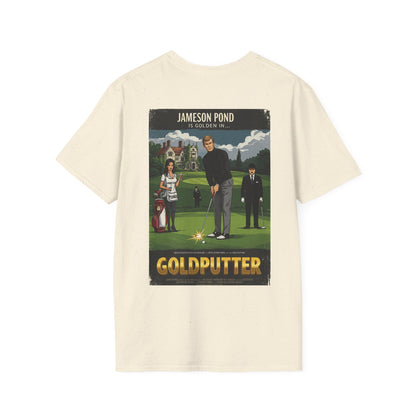 GOLDPUTTER T-Shirt - Starring JAMESON POND - Golf Noir Signature Apparel