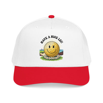 Have a Nice Lei Mid-Profile Baseball Cap - It's a Golf Day Statement Headwear