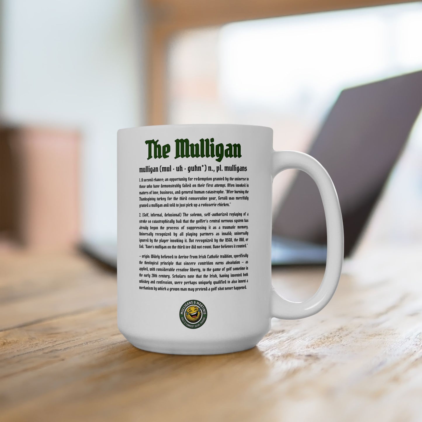 The Mulligan Definition Ceramic Mug — The Shag Bag Accessories