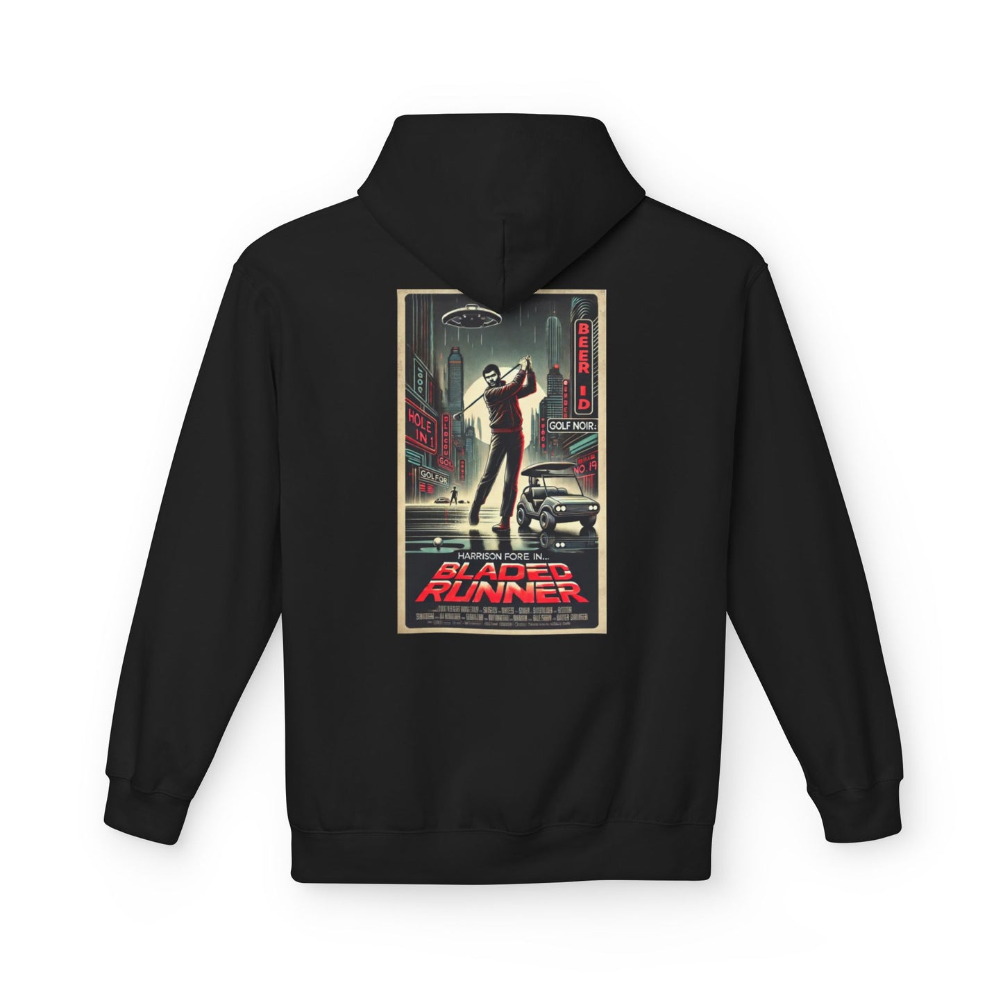 Harrison Fore Hoodie - "Bladed Runner"- Golf Noir Signature Apparel