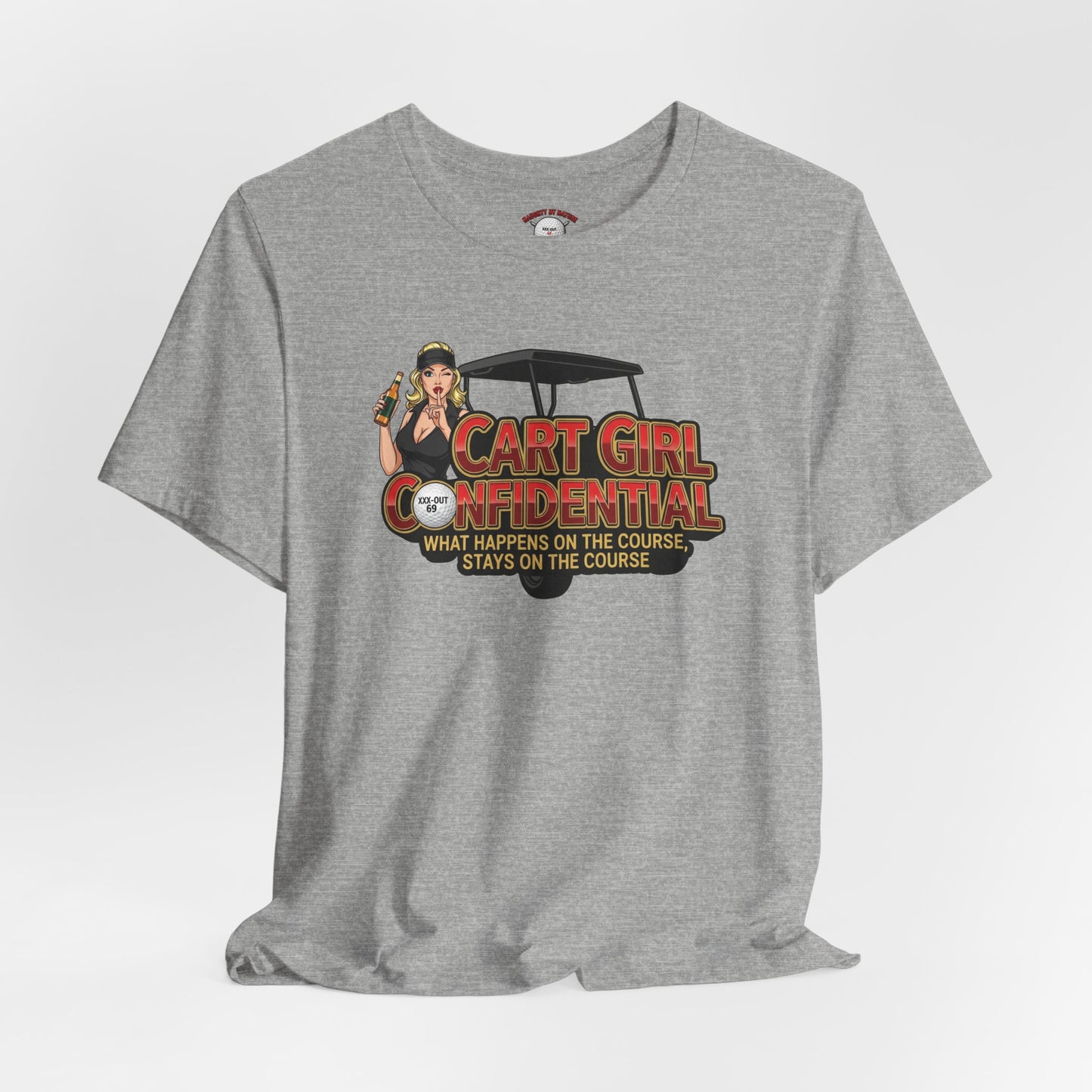 Cart Girl Confidential Tee — XXX-OUT Designs Signature Apparel