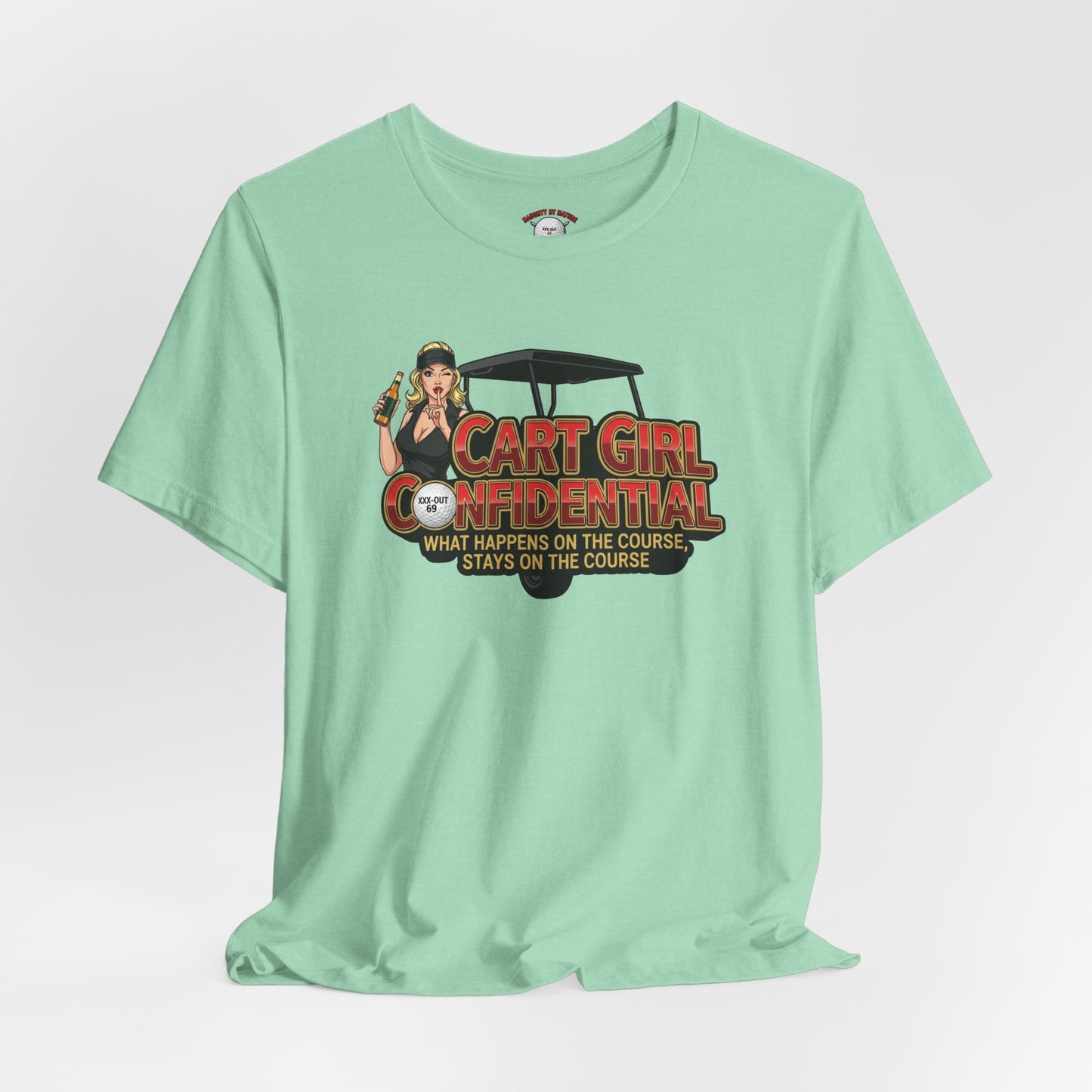 Cart Girl Confidential Tee — XXX-OUT Designs Signature Apparel