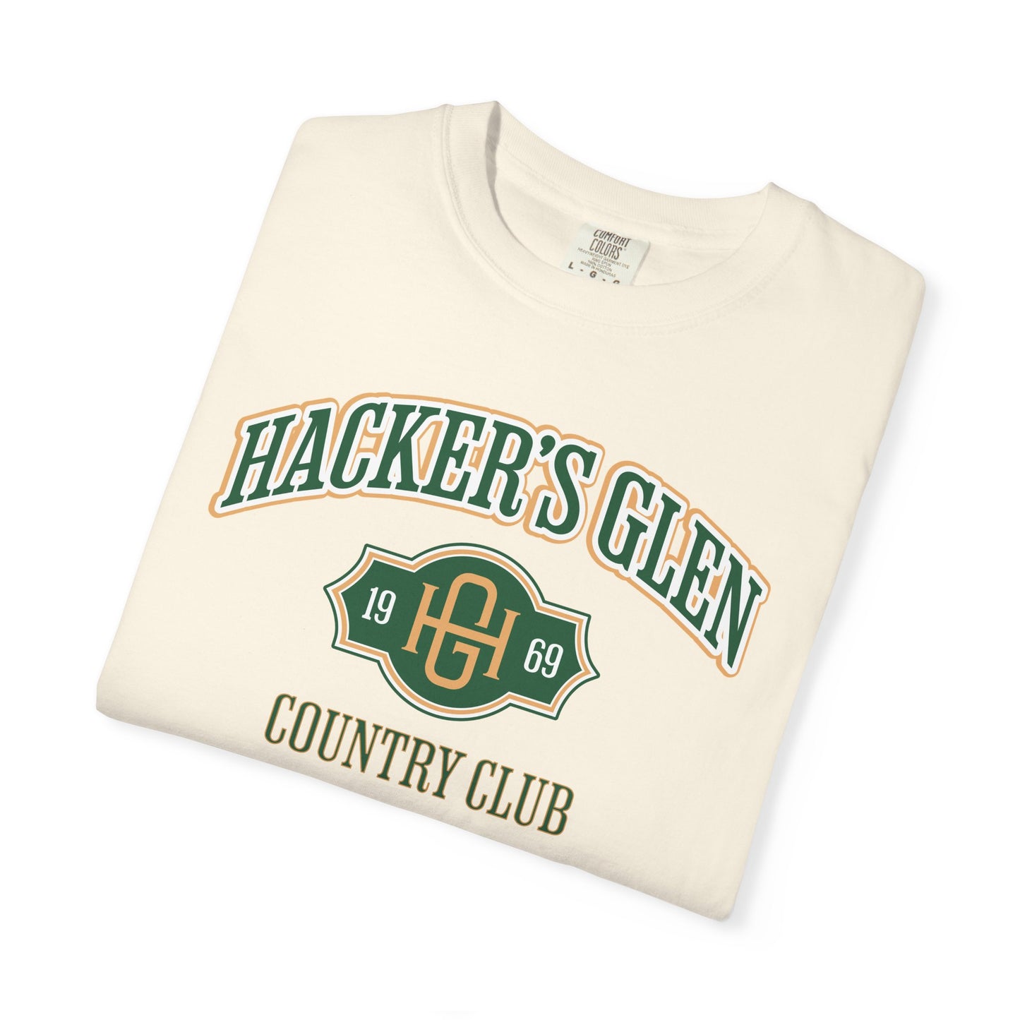 Hacker's Glen Country Club T-Shirt - Fictional Fairways Signature Apparel