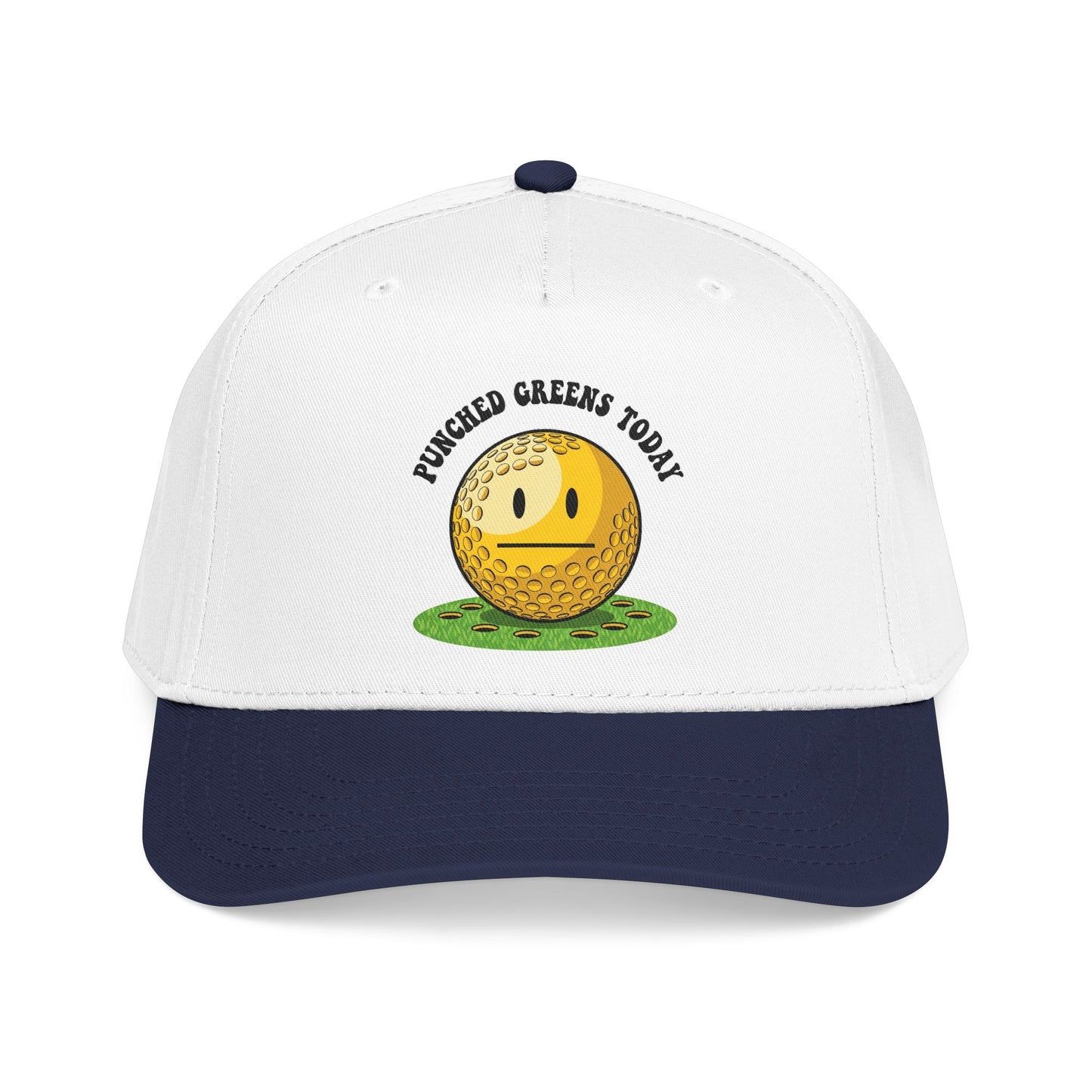 "Punched Greens Today" Funny Golf Hat - It's a Golf Day Statement Headwear