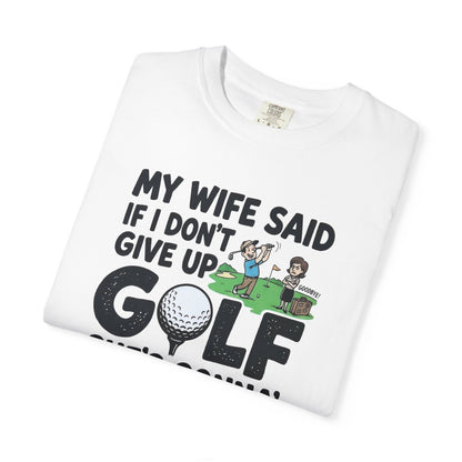 Divorce Golf T-Shirt — The Shag Bag Apparel