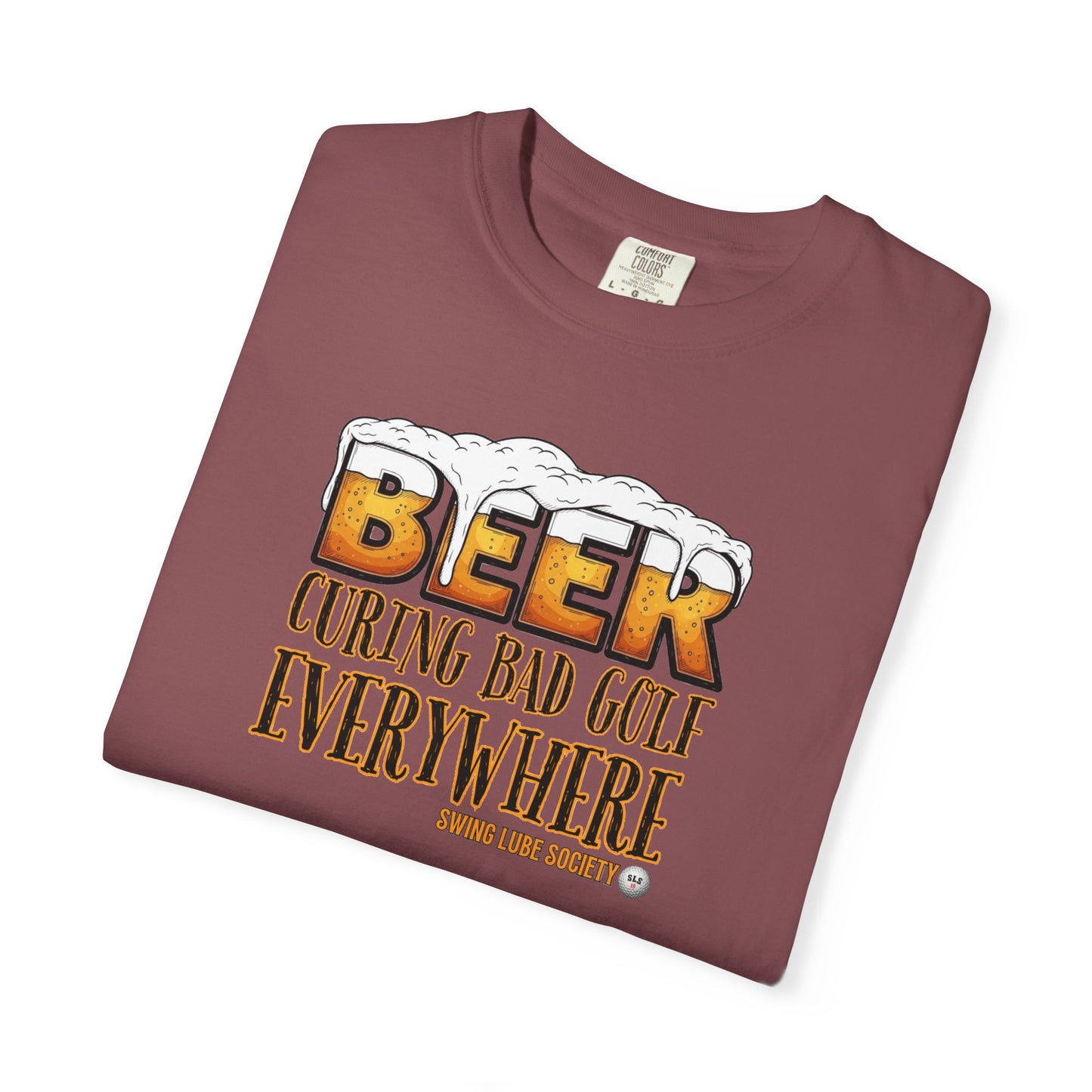 Beer Curing Bad Golf T-Shirt – Swing Lube Society Signature Apparel