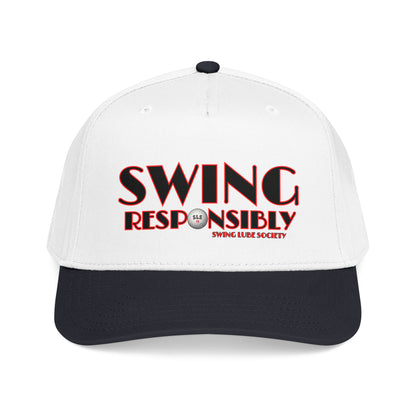 Swing Responsibly Baseball Cap — Swing Lube Society Headwear