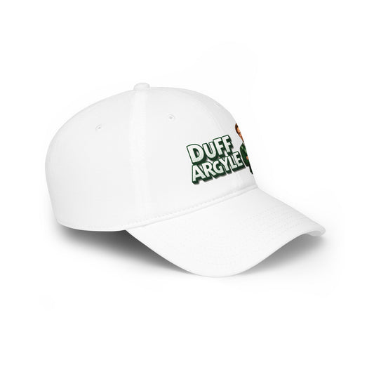 Duff Argyle Baseball Cap — Golf Noir Statement Headwear