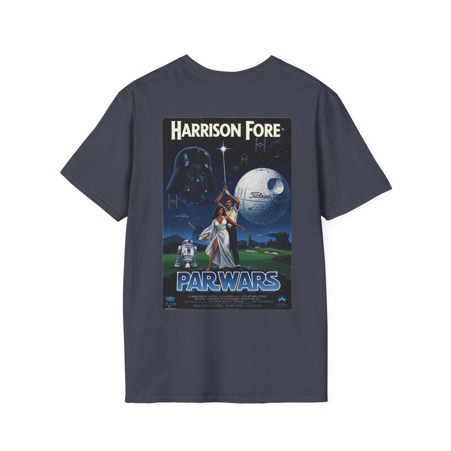 PAR WARS T-Shirt - Starring HARRISON FORE- Golf Noir Signature Apparel