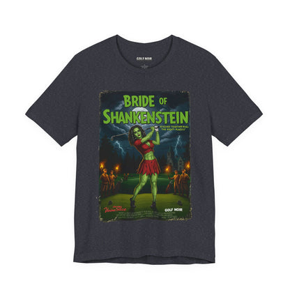 BRIDE OF SHANKENSTEIN T-Shirt - Starring VIVIAN SLICE (A Vincent Slice Design)- Golf Noir Signature Apparel