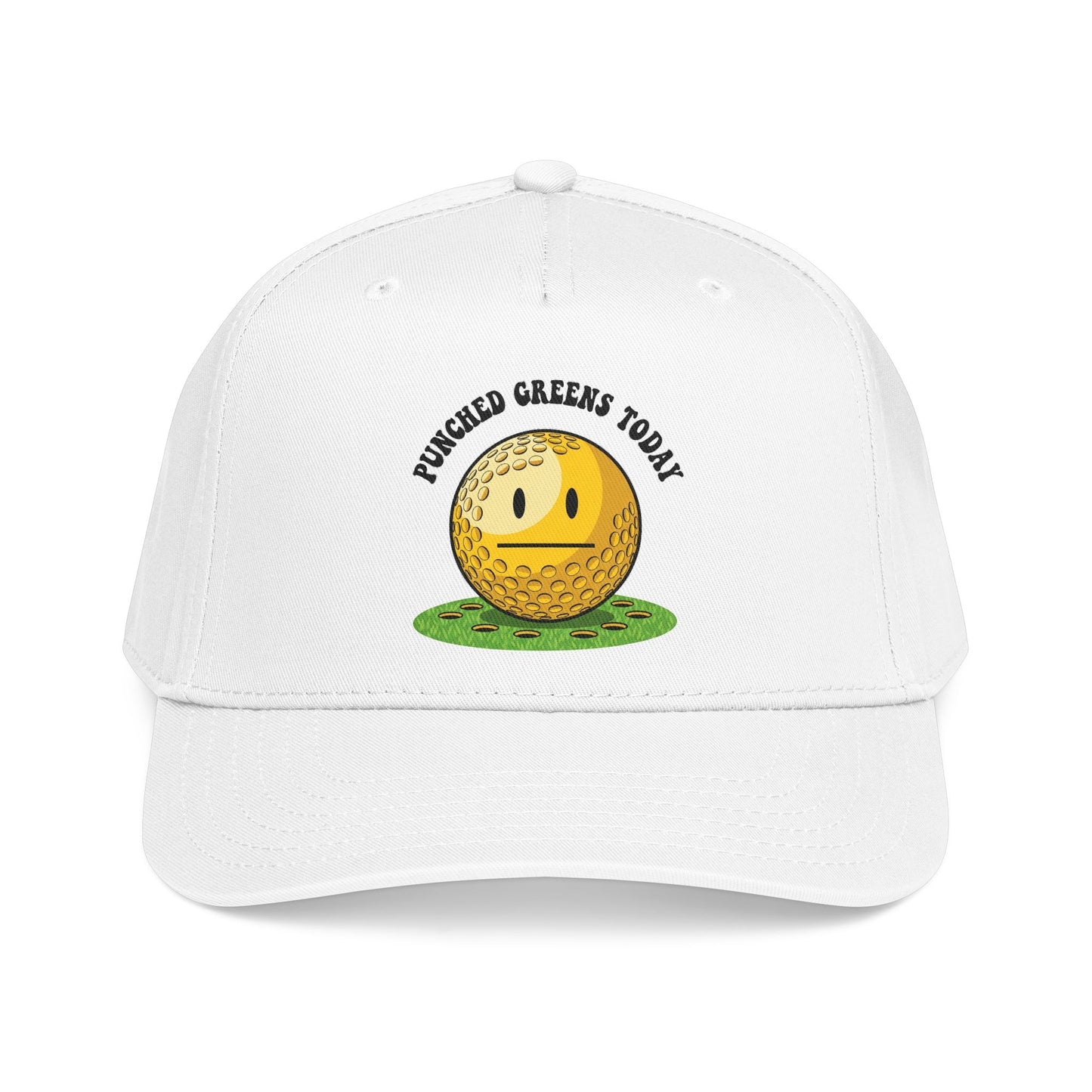 "Punched Greens Today" Funny Golf Hat - It's a Golf Day Statement Headwear