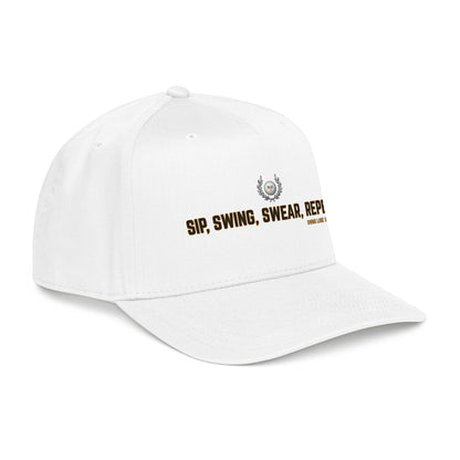 Sip, Swing, Swear, Repeat Baseball Cap - Swing Lube Society Headwear