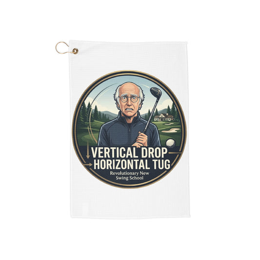 Vertical Drop Swing School Golf Towel - The Shag Bag Towels