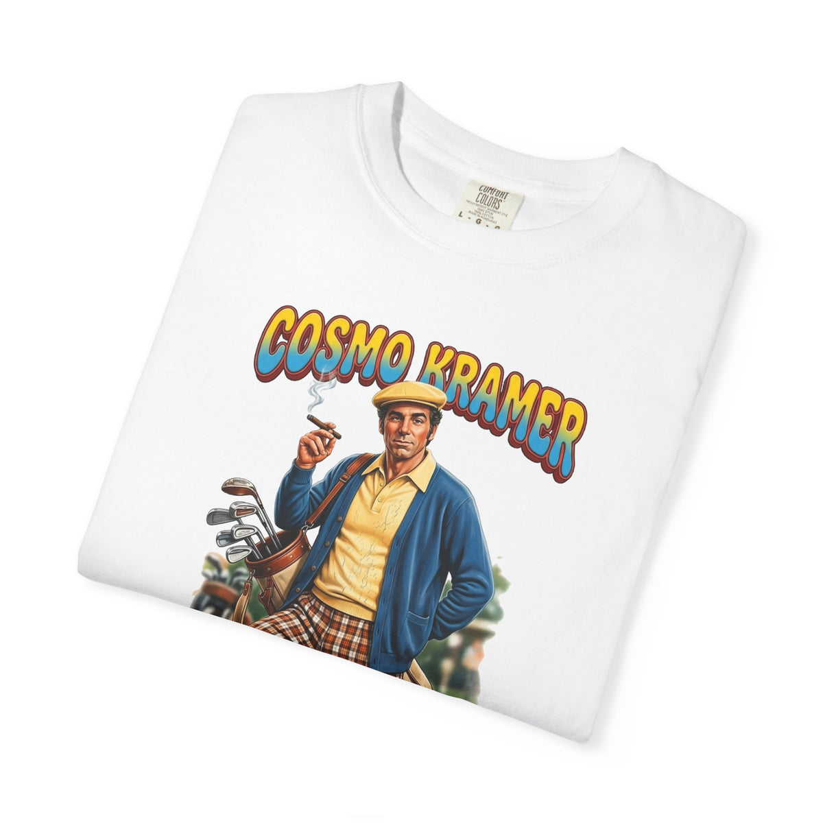 Cosmo Kramer Golf Icon Tee — The Shag Bag Apparel