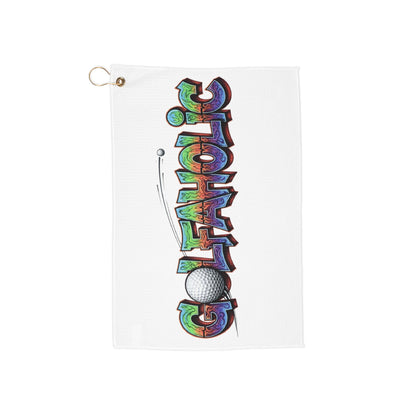 Golfaholic Golf Towel - Golffiti Trademark Towels
