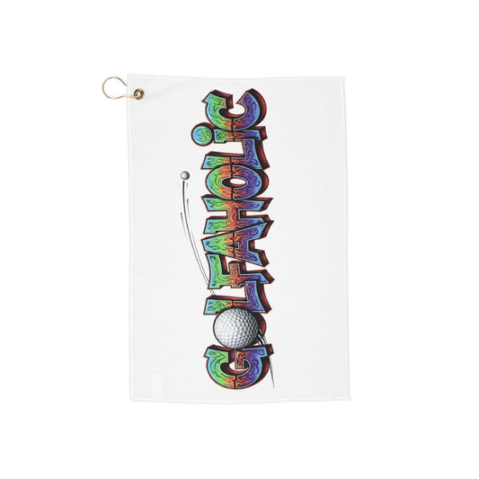Golfaholic Golf Towel - Golffiti Trademark Towels