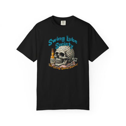 Swing Lube Society Skull T-Shirt — Swing Lube Society Signature Apparel