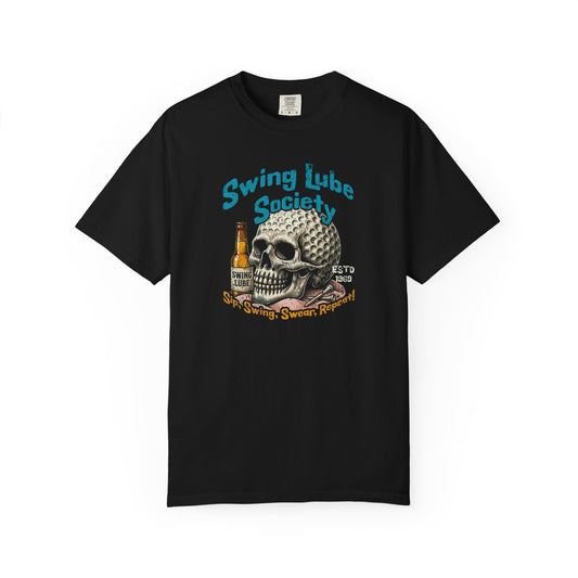 Swing Lube Society Skull T-Shirt — Swing Lube Society Signature Apparel