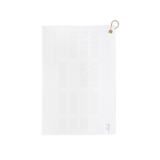 "Sip, Swing, Swear, Repeat" Swing Lube Society Trademark Towel