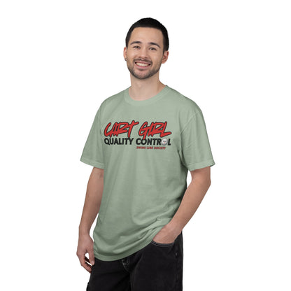 Cart Girl Quality Control Golf T-Shirt — Swing Lube Society Signature Apparel
