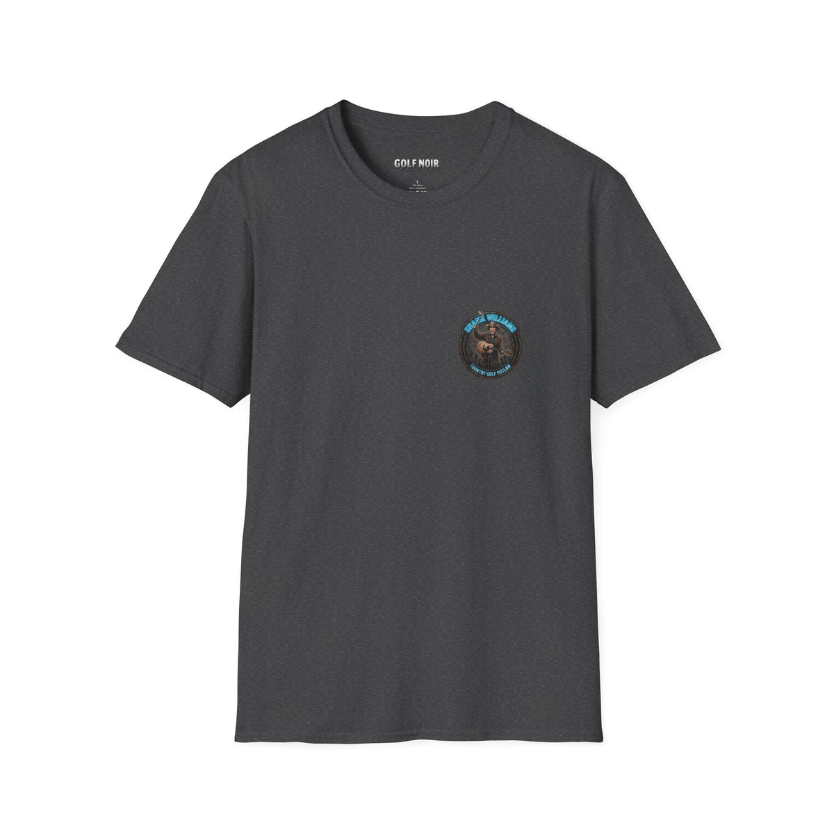 WOMEN, WEDGES, & WHISKEY GOLF NOIR T-Shirt - Starring SHANK WILLIAMS