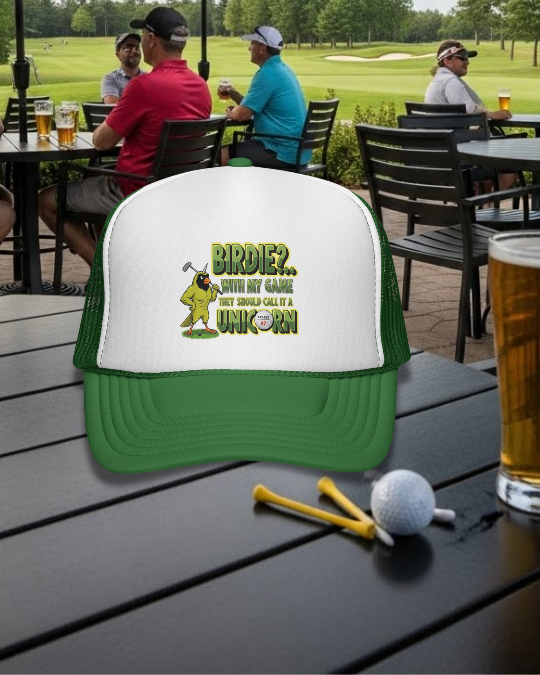 "Birdie? With My Game They Should Call it a Unicorn" - XXX-OUT Designs Headwear