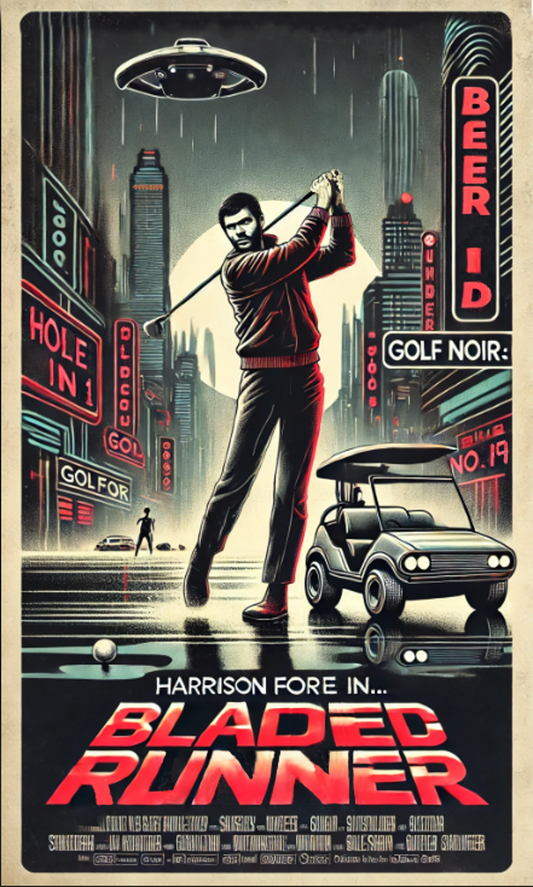 Harrison Fore Hoodie - "Bladed Runner"- Golf Noir Signature Apparel