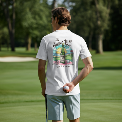 Grip It & Sip It T-Shirt 1 — Swing Lube Society Signature Apparel
