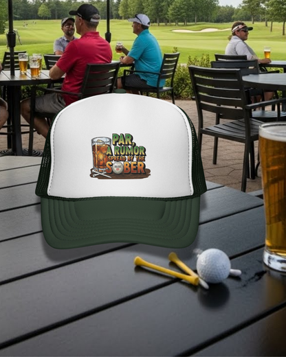 Par, A Rumor Spread by the Sober Trucker Hat - XXX-OUT Designs Headwear