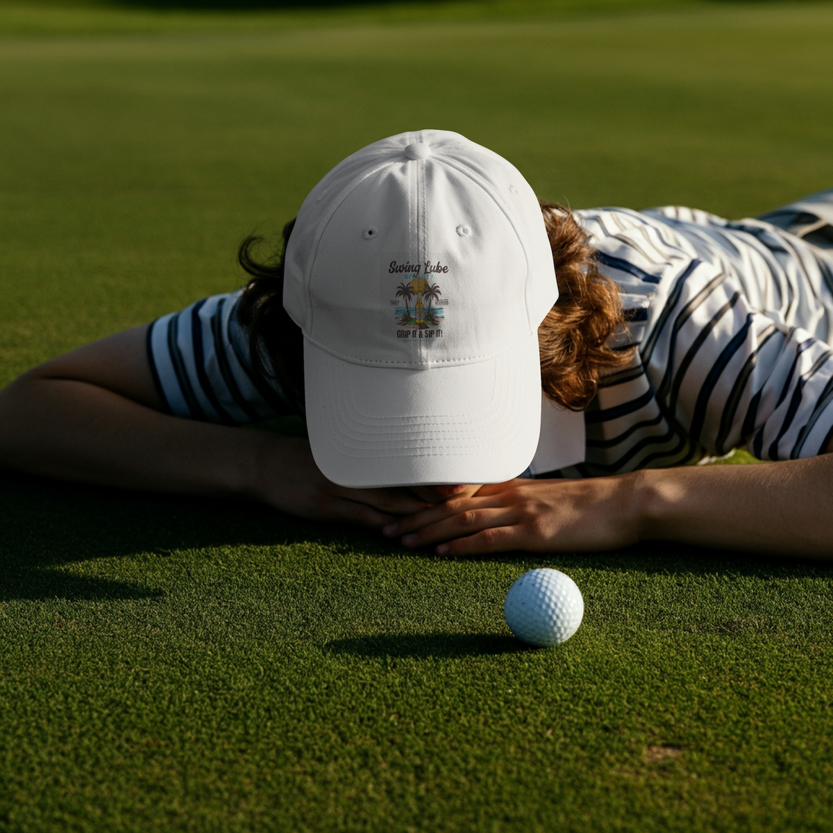 Grip it & Sip it Cap 4 - Swing Lube Society Statement Headwear